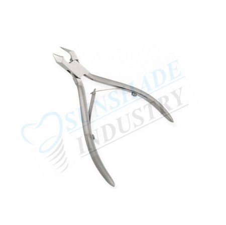  Professional Nail Cutter 5.5 Inch – Barrel Spring, Stain Finish with Back Lock by Sunshade Industry